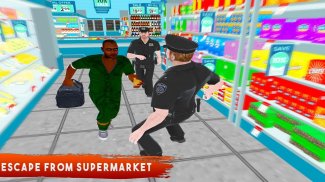 Gangster Kaçış Süpermarket 3D screenshot 12
