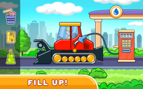 Kids car games: building city screenshot 2