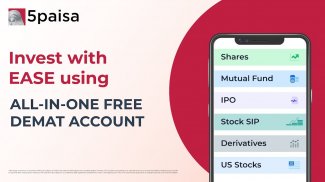 5paisa: Stocks, Share Market Trading App, NSE, BSE screenshot 13