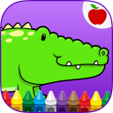 Reptiles para colorear juego