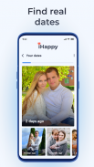 Dating with singles - iHappy screenshot 2
