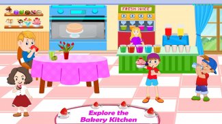 Pretend In Restaurant Bakery: Town Bake Shop screenshot 1