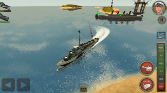 Вражеские воды : битва подводной лодки и корабля screenshot 0