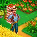 Farm Paradise: Fun farm trade game at lost island Icon