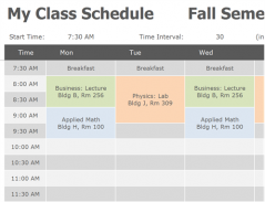 Schedules Templates screenshot 7