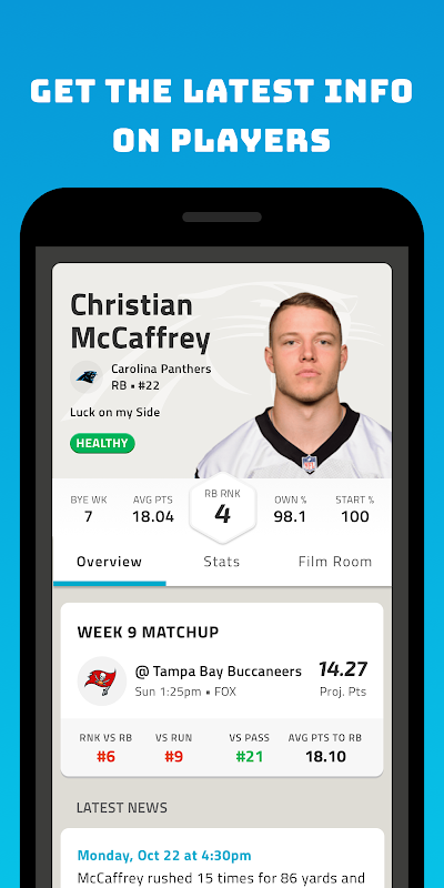 NFL Fantasy Football APK (Android App) - Free Download