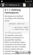 C++ Language Reference screenshot 4