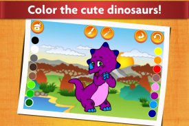 Kids Dinosaur Coloring Pages screenshot 4