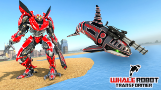 Whale Robot Transforming Games: Multi Robots Game screenshot 0