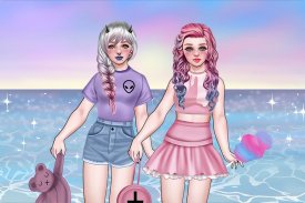 Pastel Goth Fashion - Make Up & Dress Up screenshot 6