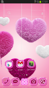 Fluffy Heart C Launcher Theme screenshot 1