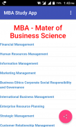 MBA Study App screenshot 1