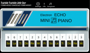 Electron Echo Mini Piano screenshot 0