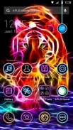 Neon Tiger APUS Launcher Theme screenshot 1