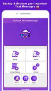 Backup & Restore deleted text messages screenshot 3