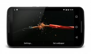 Cable Sparks Live Wallpaper screenshot 3