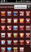 LC Red Theme for Nova/Apex Launcher screenshot 0