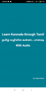 Learn Kannada through Tamil screenshot 0