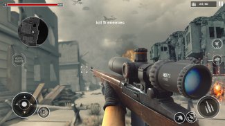 WW2 Sniper 3D: Pure War Games screenshot 0