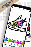 Sneakers Coloring Page screenshot 1