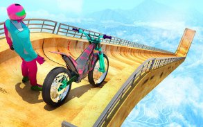 Real Impossible Bike Stunts 2019 : Mega Ramp Games screenshot 1