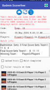 Badminton Match Scorer free screenshot 4