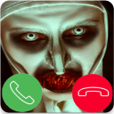 Scary Ghost nun creepy- Fake Call Ghost Prank Icon