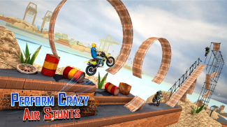 Tricky Bike Stunt Race : Bike Racing Games screenshot 0