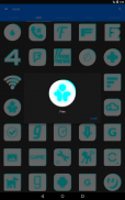 Inverted White and Cyan Icon Pack ✨Free✨ screenshot 19