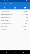 Loan Calculator screenshot 1