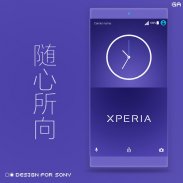 GA™ Theme | PURPLE - 🎨Tema SONY Xperia screenshot 0