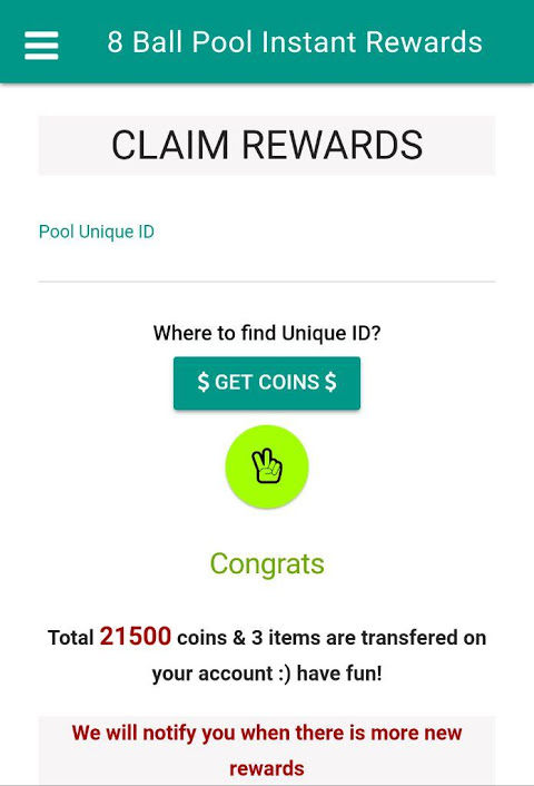 Pool Instant Rewards Free Coins Old Versions For Android Aptoide