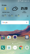 Simple weather & clock widget (no ads) screenshot 1