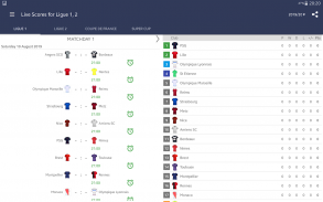 Live Scores for Ligue 1 France screenshot 2