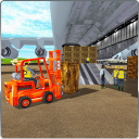 Airport Cargo Forklift Sim 3D Icon