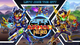 Superhero Armor: City War - Robot Fighting screenshot 0