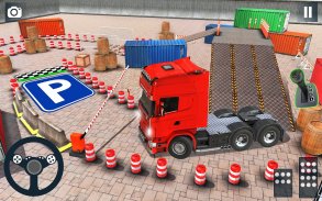 سخت کامیون پارکینگ 2019: کامیون رانندگی بازی ها screenshot 2
