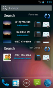 Contacts in a list widget screenshot 2