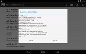 Root Certificate Manager(ROOT) screenshot 3