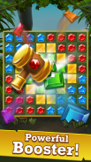 Jungle Gem Blast: Juwelen-Crush-Puzzle mit Match 3 screenshot 2