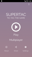 SuperTac - Free Tic Tac Toe screenshot 0