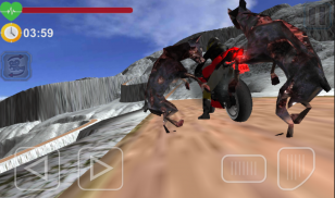 Zombie Escape : Bike Racing screenshot 0