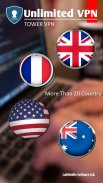 Tower VPN - Private Browser & Free VPN screenshot 1