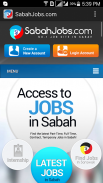 Sabah Jobs screenshot 1