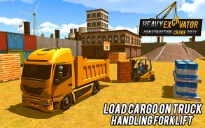 Modern Excavator Construction Crane Simulator Game screenshot 6