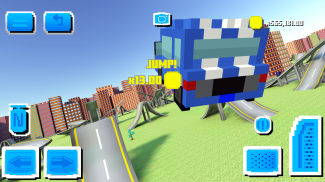 Blocky Car Driving screenshot 0