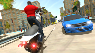 City Traffic Moto Rider screenshot 1