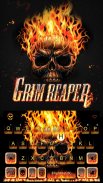 Grim Reaper Klavye Teması screenshot 1