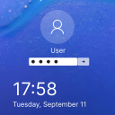 Lock Screen Computer Style Icon