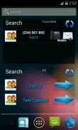 Contacts in a list widget screenshot 4